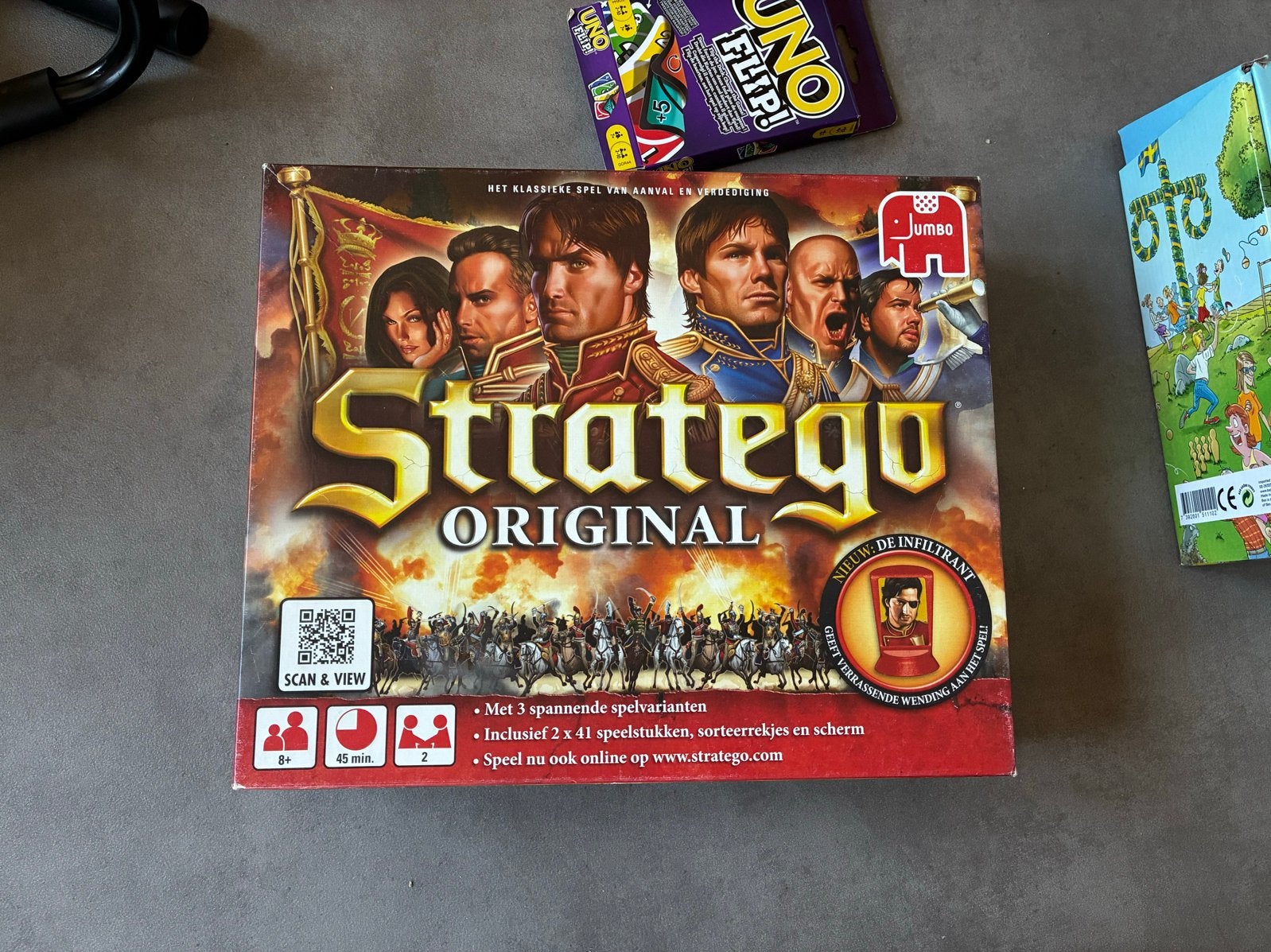 Stratego Bordspel, Een of twee spelers, Ophalen, Gebruikt