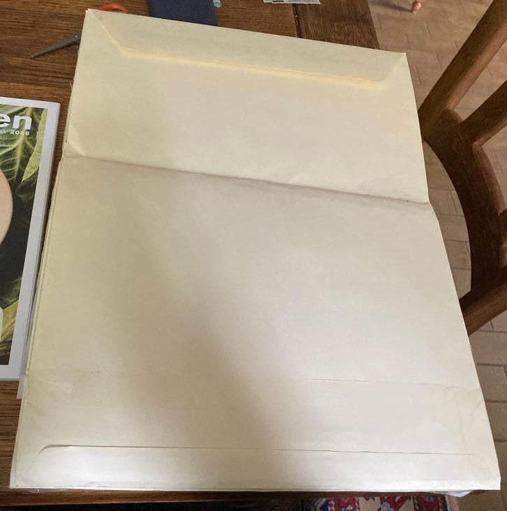 Grote gebruikte envelopes, Ophalen of Verzenden, Gebruikt