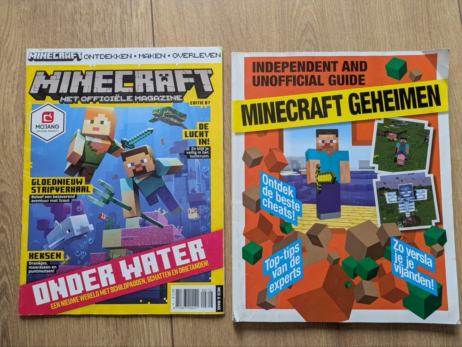 2 Minecraft tijdschriften in perfecte staat, Ophalen of Verzenden, Zo goed als nieuw