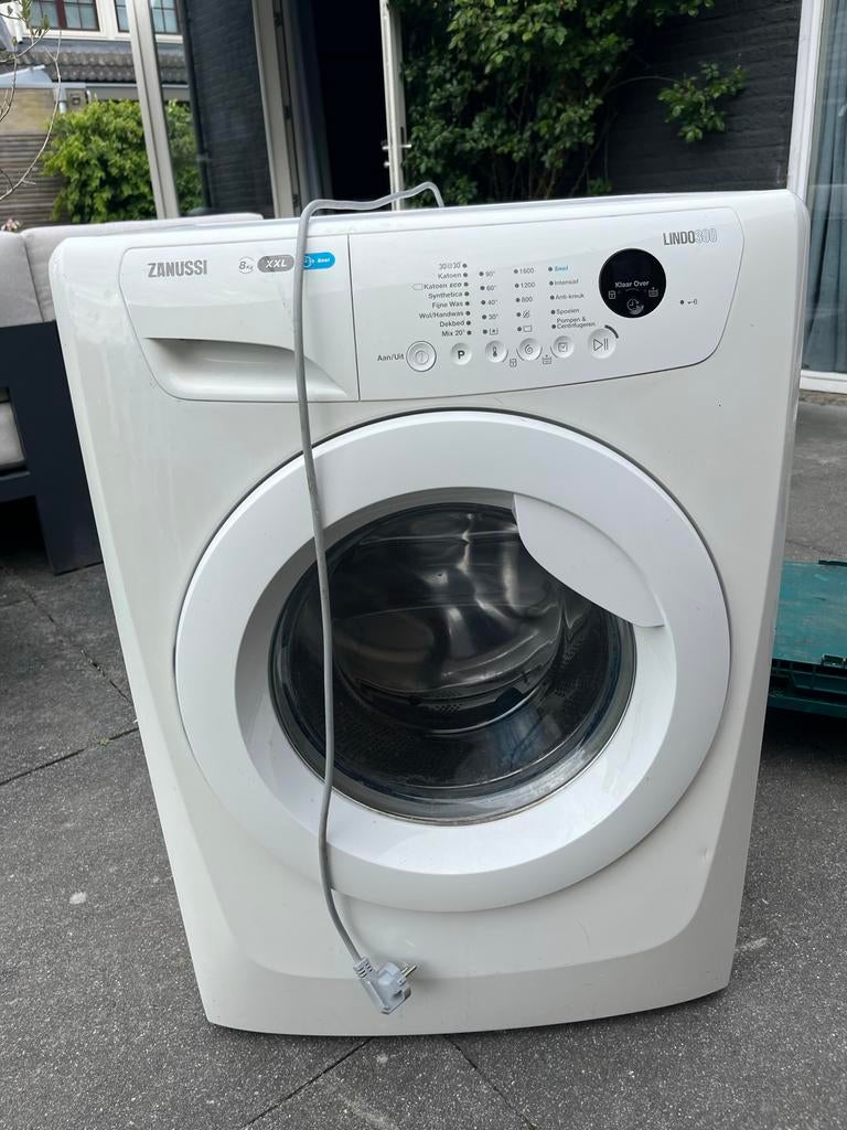 Zanussi XXL Wasmachine, Gebruikt, 8 tot 10 kg, Ophalen of Verzenden, 1600 toeren of meer