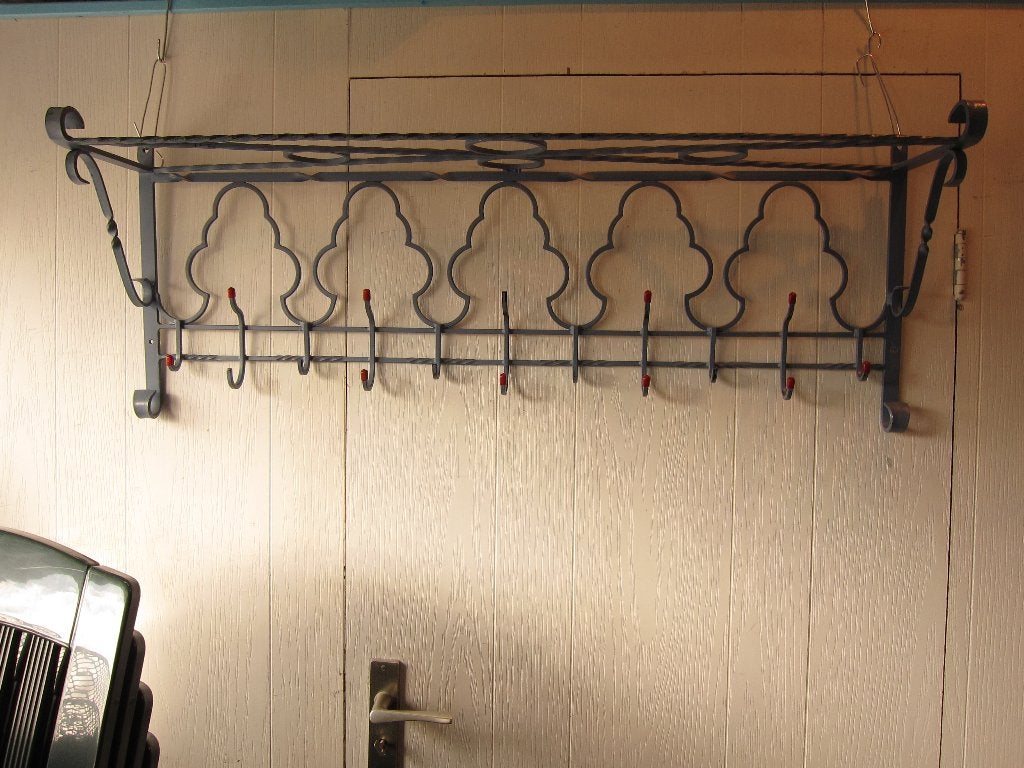 Smeedijzeren Kapstok, Huis en Inrichting, Woonaccessoires | Kapstokken, Gebruikt, Minder dan 100 cm, Metaal, Ophalen