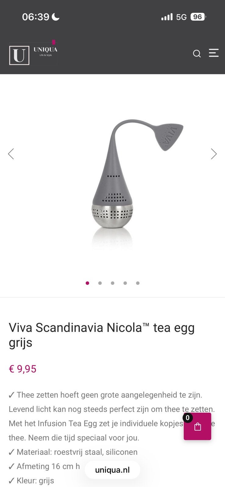 Scandinavia thee ei drie stuks, Ophalen of Verzenden, Overige typen