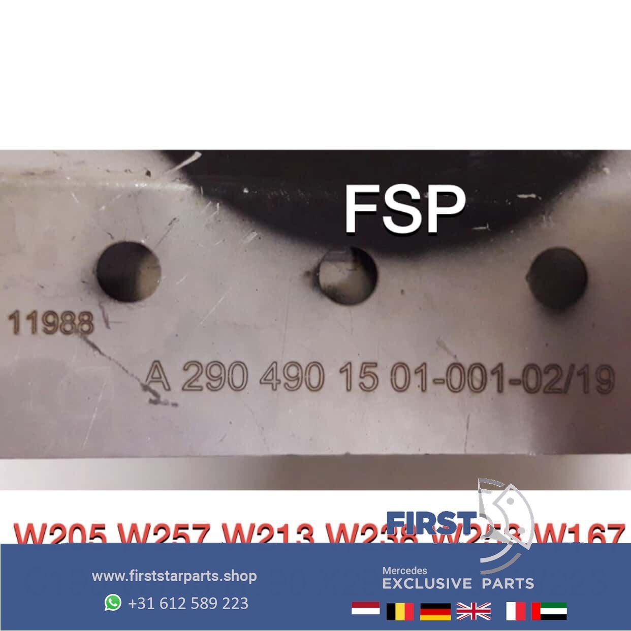 2020 FACELIFT 43 53 AMG UITLAATSIERSTUKKEN SET ORIGINEEL Mer, Gebruikt, -, Ophalen of Verzenden, -