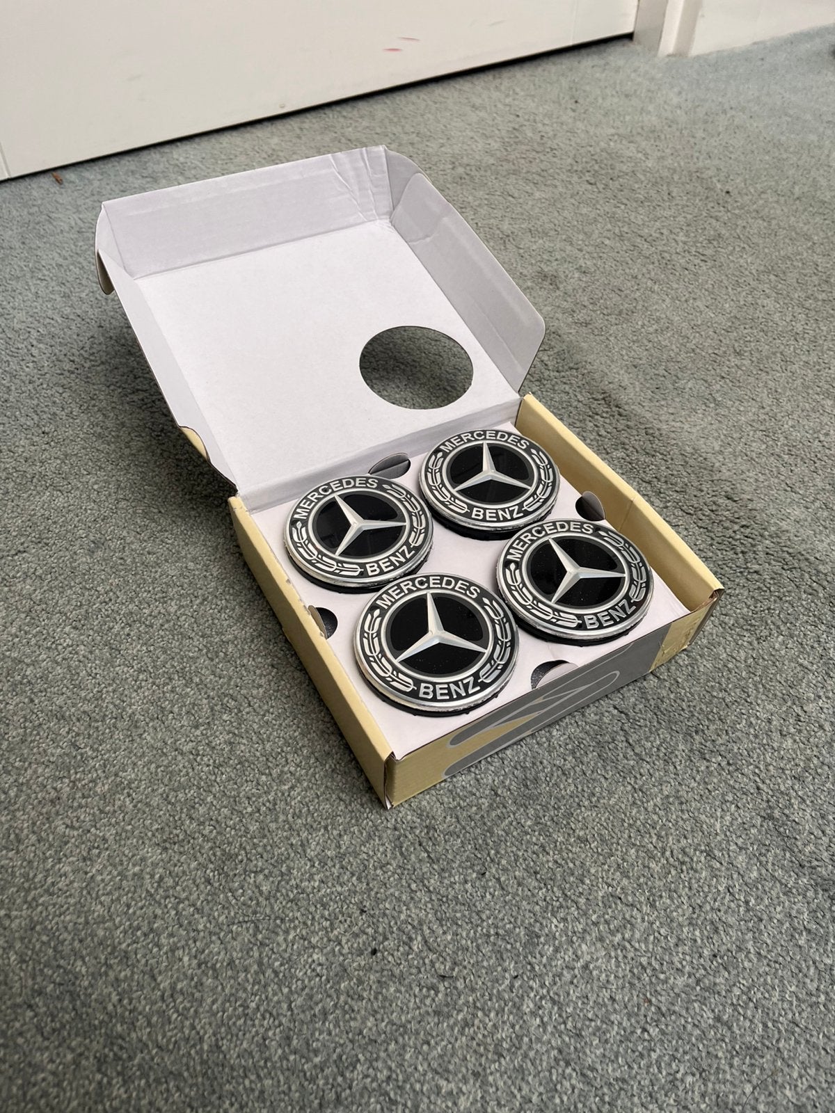 Mercedes-Benz Floating Wheel Caps 75 mm, Overig, Overige, Velg(en), Nieuw