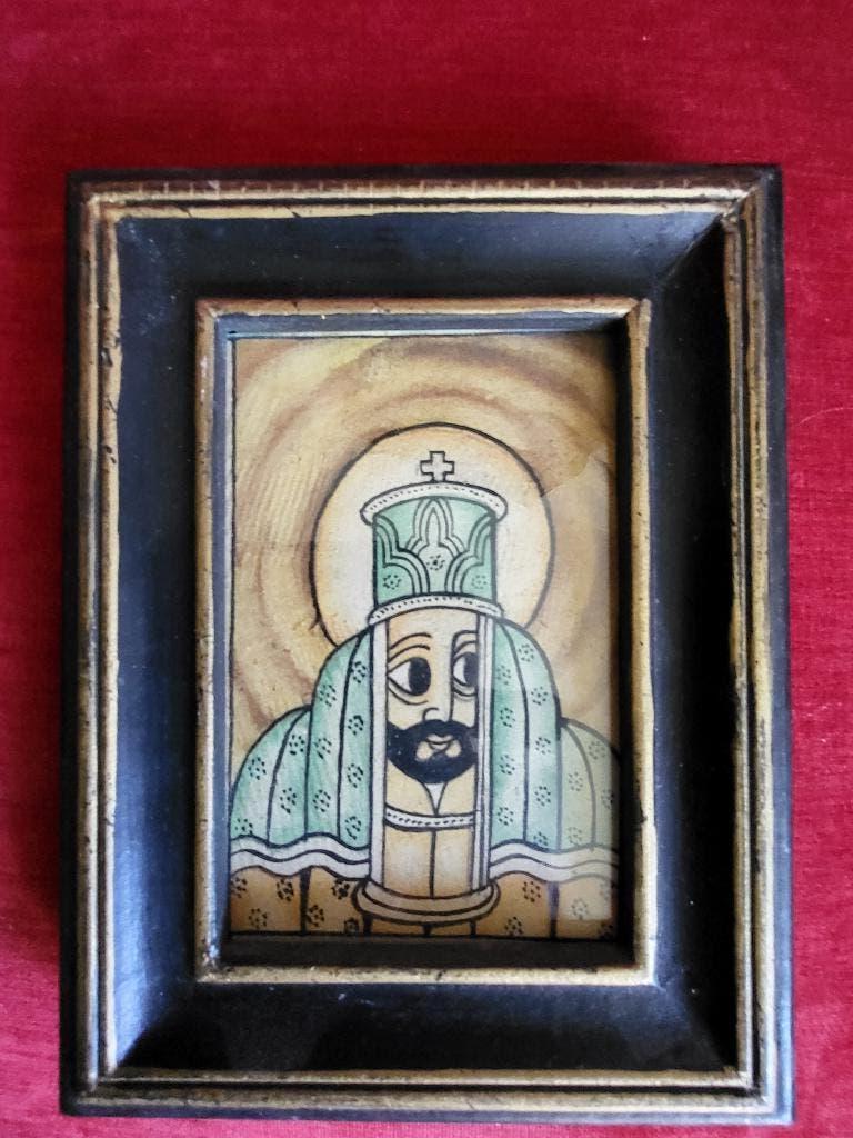 schilderijtje uit ethiopie, Ophalen of Verzenden