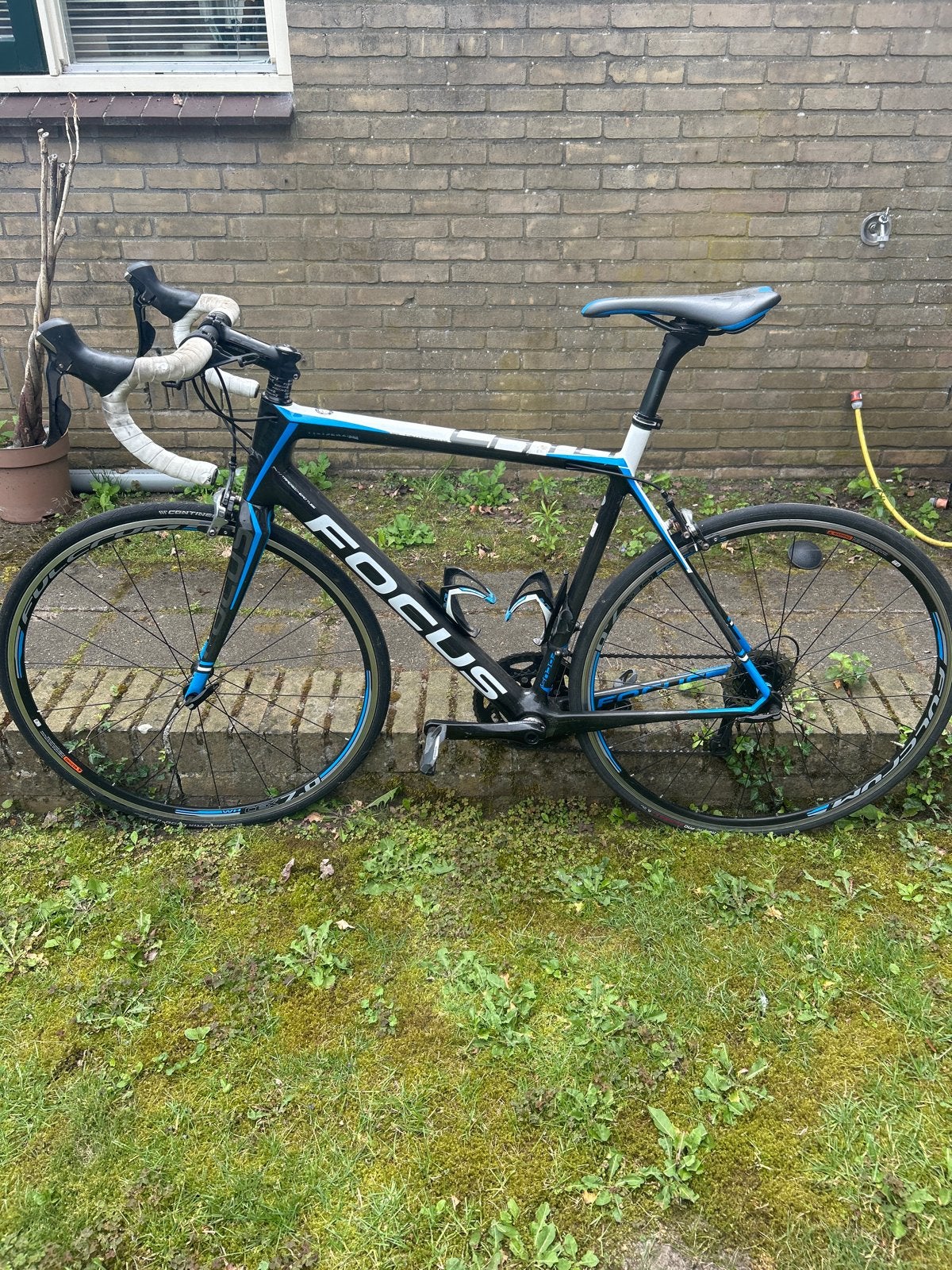 Focus racefiets - Zwart/Blauw - Goede staat, Fietsen en Brommers, Fietsen | Racefietsen, 28 inch, Gebruikt, Aluminium, Meer dan 20 versnellingen