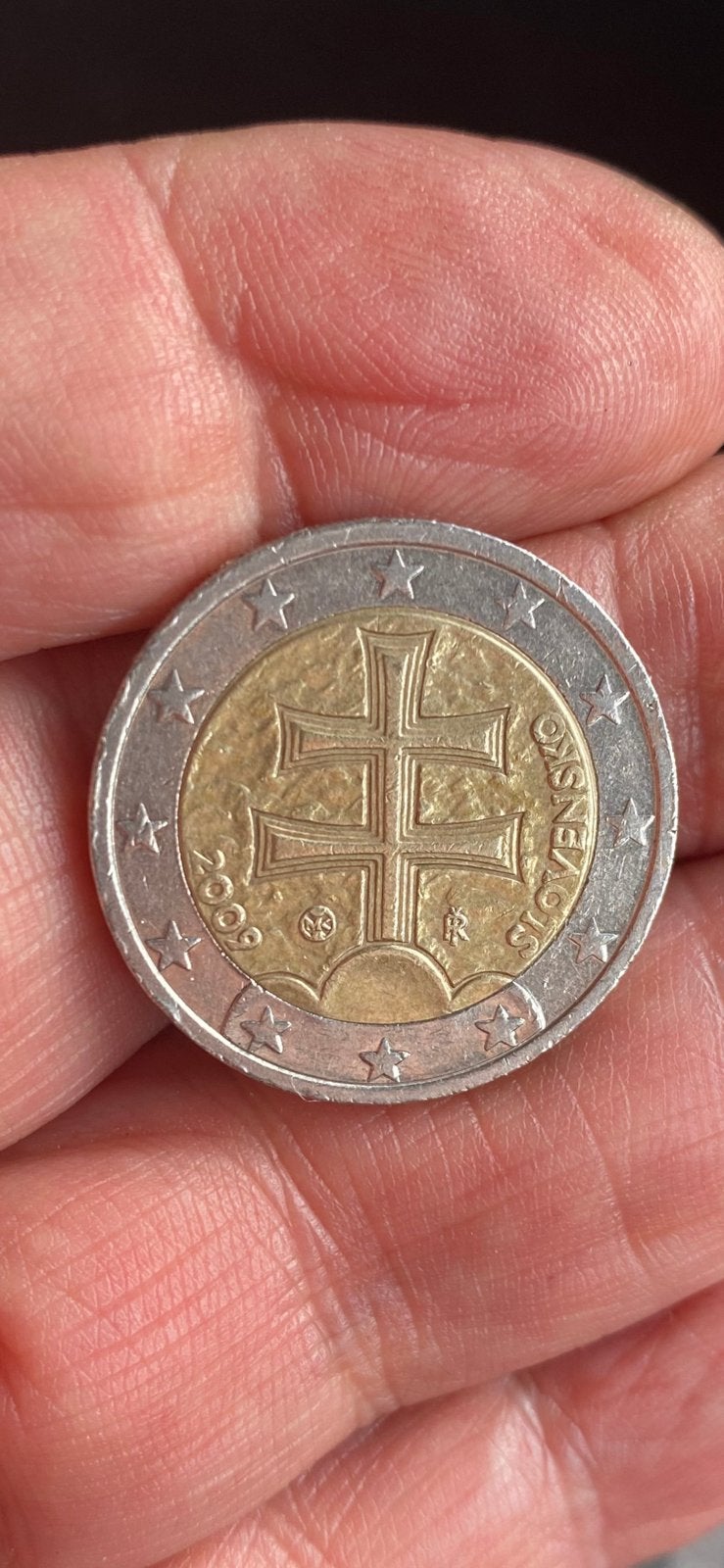 munt:  2,- €  SLOWAKIJE, Ophalen of Verzenden, Slowakije, 2 euro, Losse munt