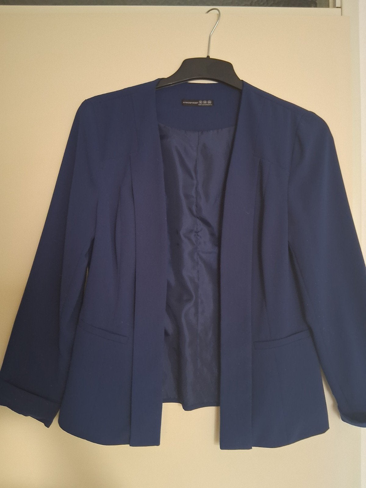 Donkerblauw jasje Colbert van Atmosphere - Maat 38, Atmosphere, Blauw, Zo goed als nieuw, Jasje