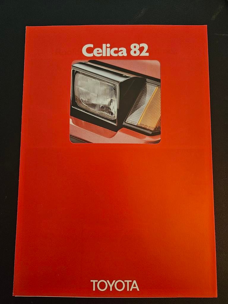 Brochure Toyota Celica 1982, Boeken, Ophalen of Verzenden, Zo goed als nieuw, Toyota