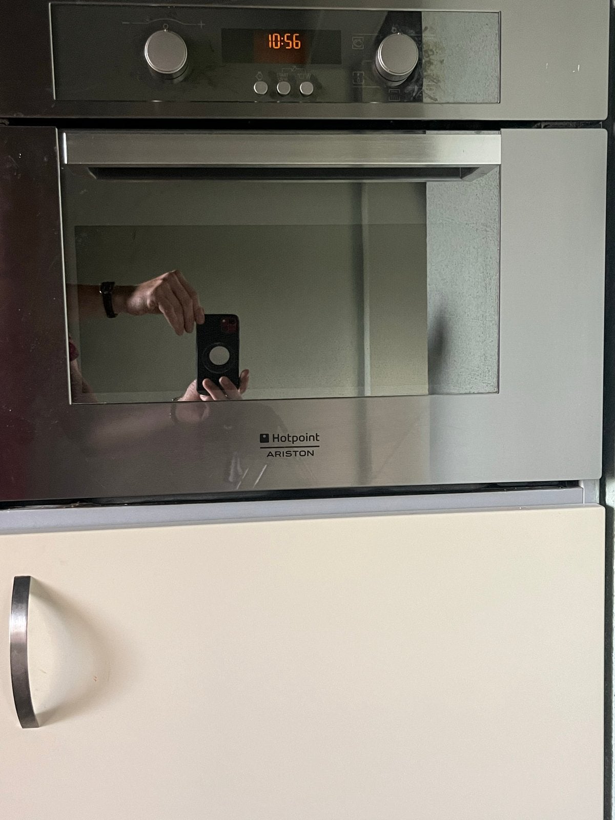 Ariston Combimagnetron met Grill, Oven en Ontdooi stand, Ophalen, Combimagnetron, Gebruikt, Grill