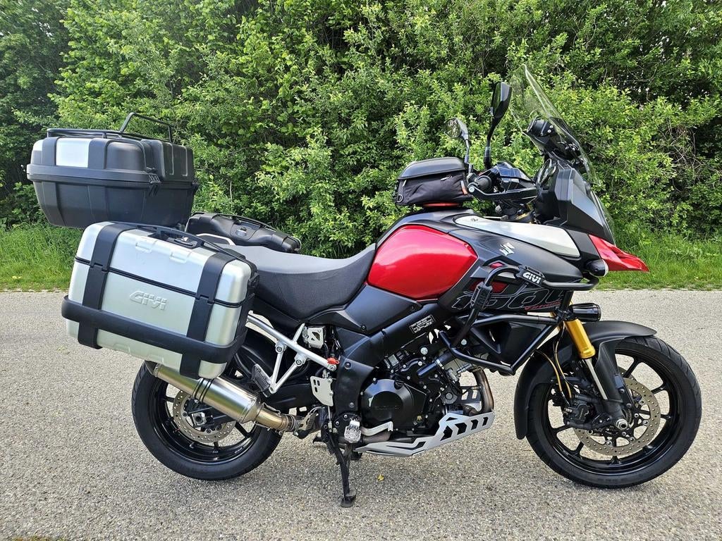 SUZUKI V-STROM DL 1000 2015 ABS TC KOFFERS DAGRIJLAMPEN, Motorrijbewijs A, Bedrijf, Onbekend, Meer dan 35 kW