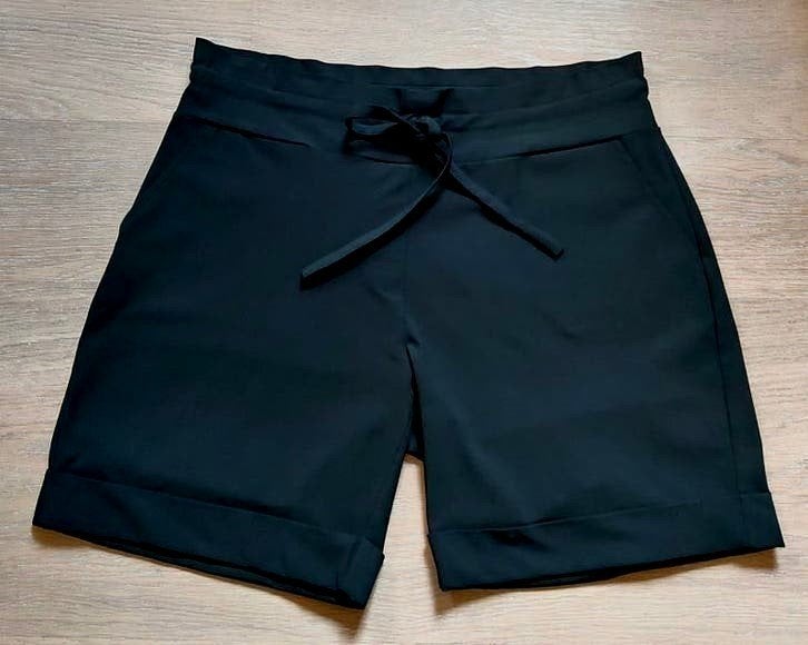 Studio anneloes travelstof korte broek Maat xl zwart, Studio Anneloes, Kort, Zwart, Maat 46/48 (XL) of groter