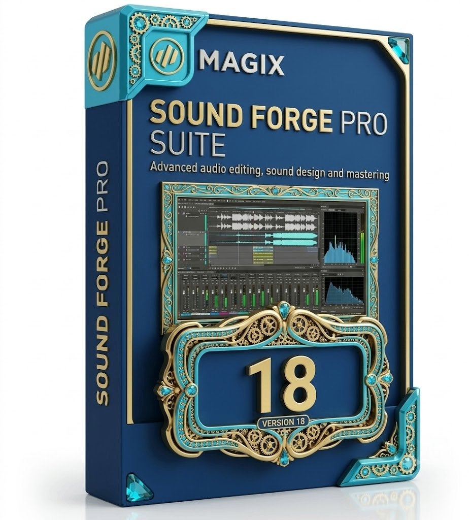 Magix SOUND FORGE PRO Suite 18, Computers en Software, Ophalen, Nieuw, Windows