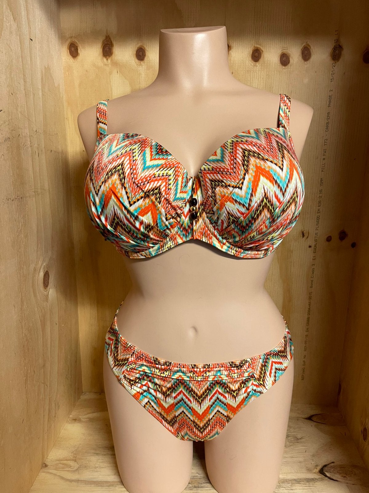 Prima donna bikini 90f met rio slip 42 model tubou, Kleding | Dames, Verzenden, Nieuw, Meerkleurig, Bikini