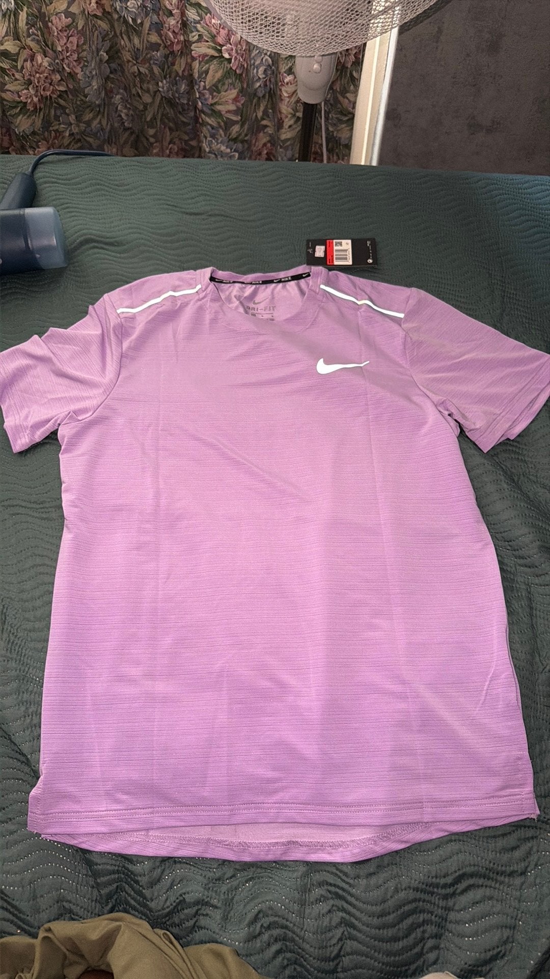 Nike Miler zomer setje paars  maat  L, Ophalen of Verzenden, Nieuw