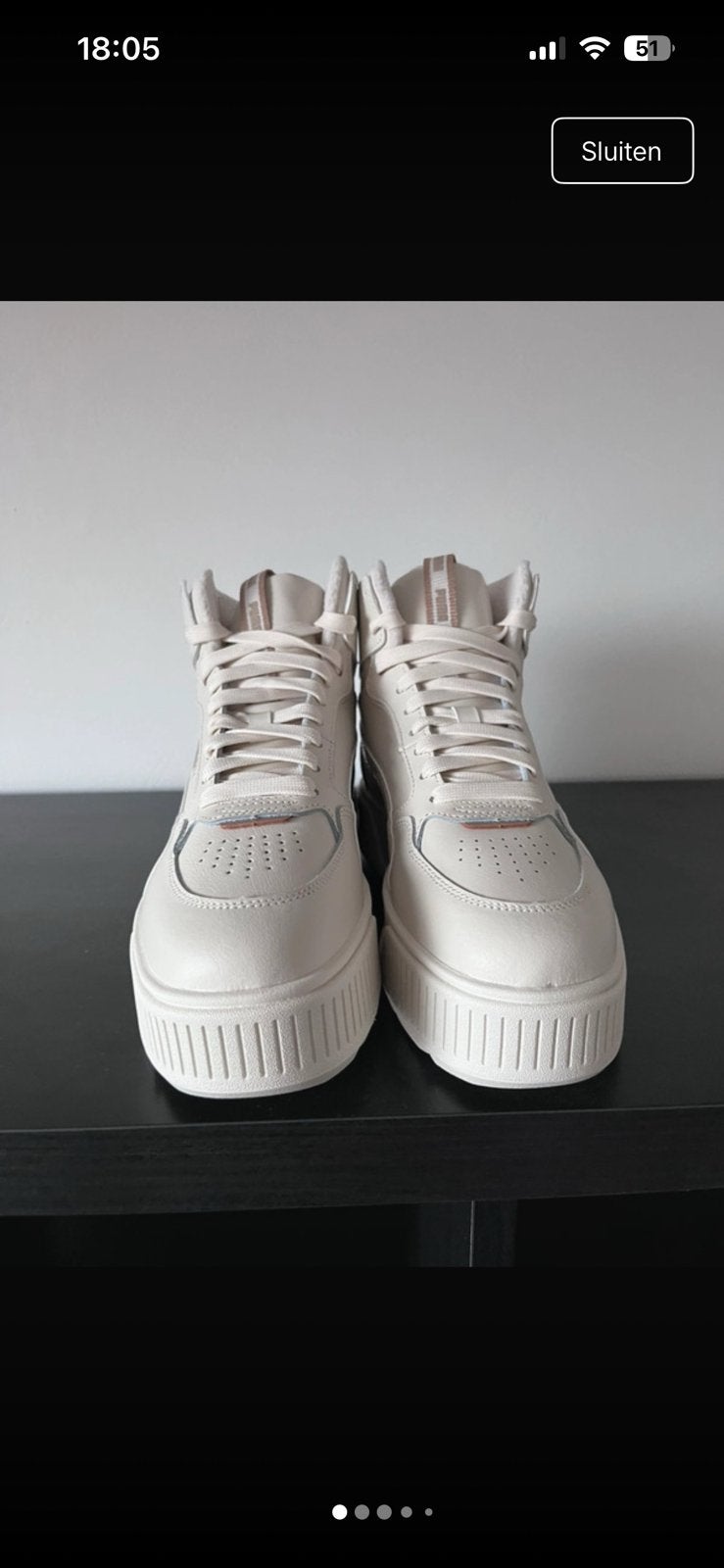 Puma Karmen Rebelle Mid WTR Sneakers, Ophalen of Verzenden, Nieuw, Beige, Sneakers of Gympen