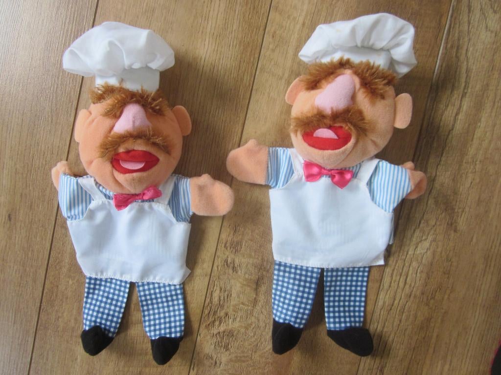 Mega Disney The Muppets Albert Heijn Zweedse Kok handpop 2x, Ophalen of Verzenden, Nieuw, Overige typen