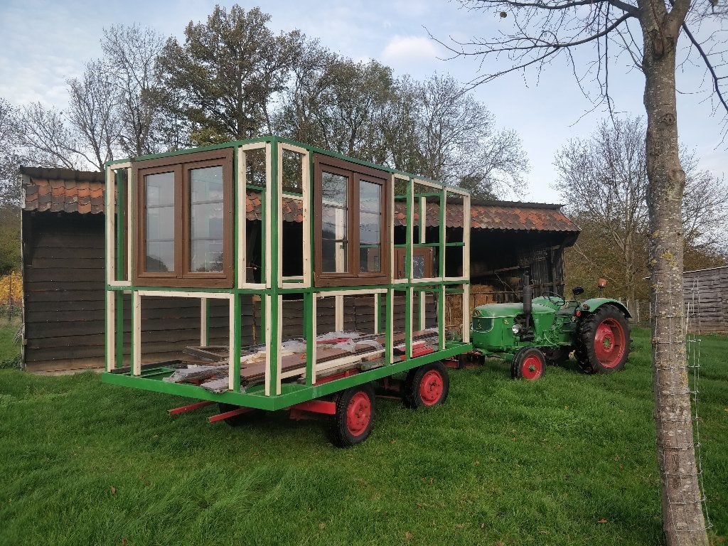 Tiny house project – Tuinhuis (mobiel), Tuin en Terras, Tuinhuizen, Ophalen, Zo goed als nieuw, 250 tot 500 cm, Overige typen