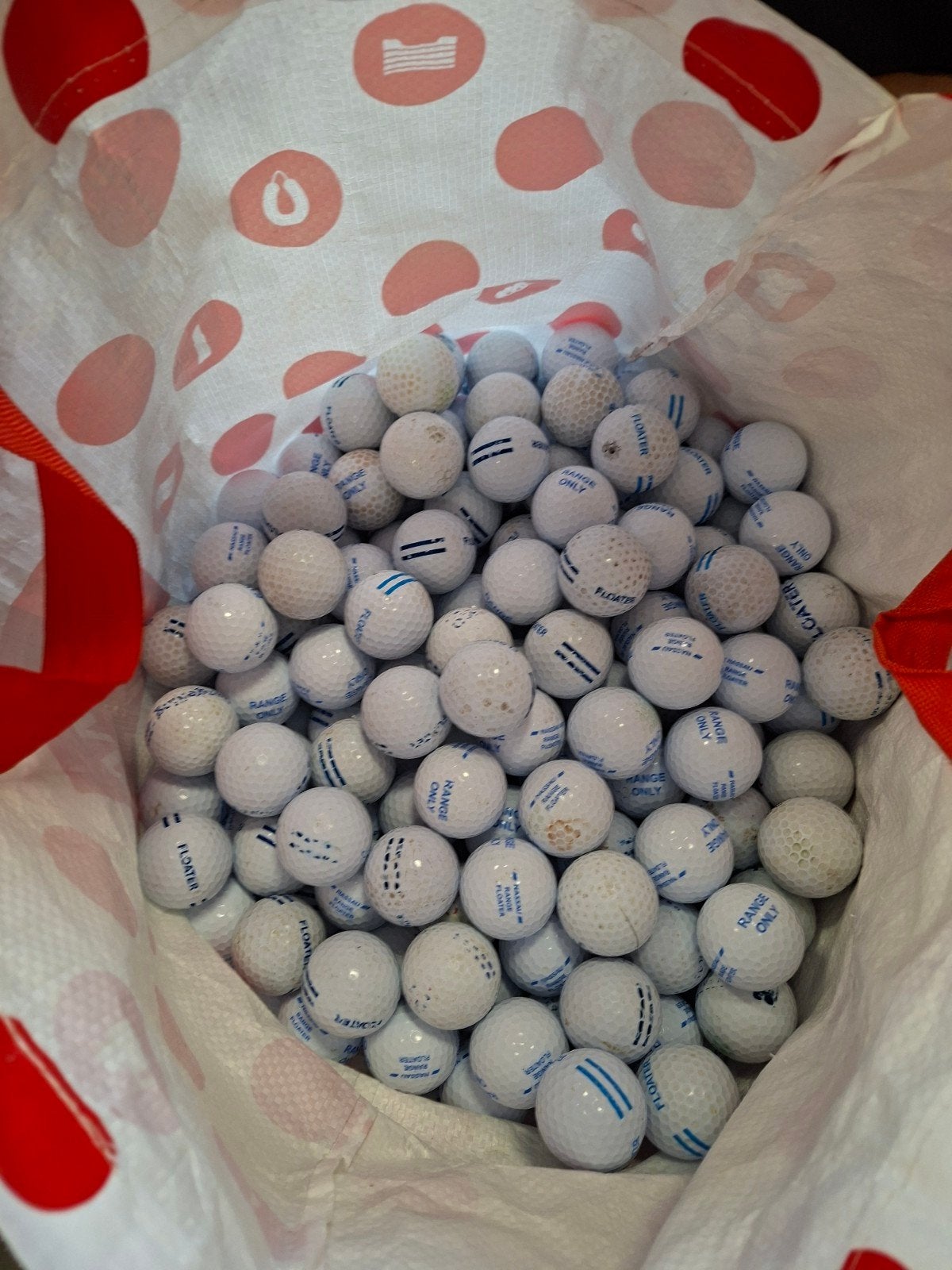 260+/- Gebruikte Golfballen Floaters - Ideaal voor Training, Ophalen, Gebruikt, Bal(len), Overige merken