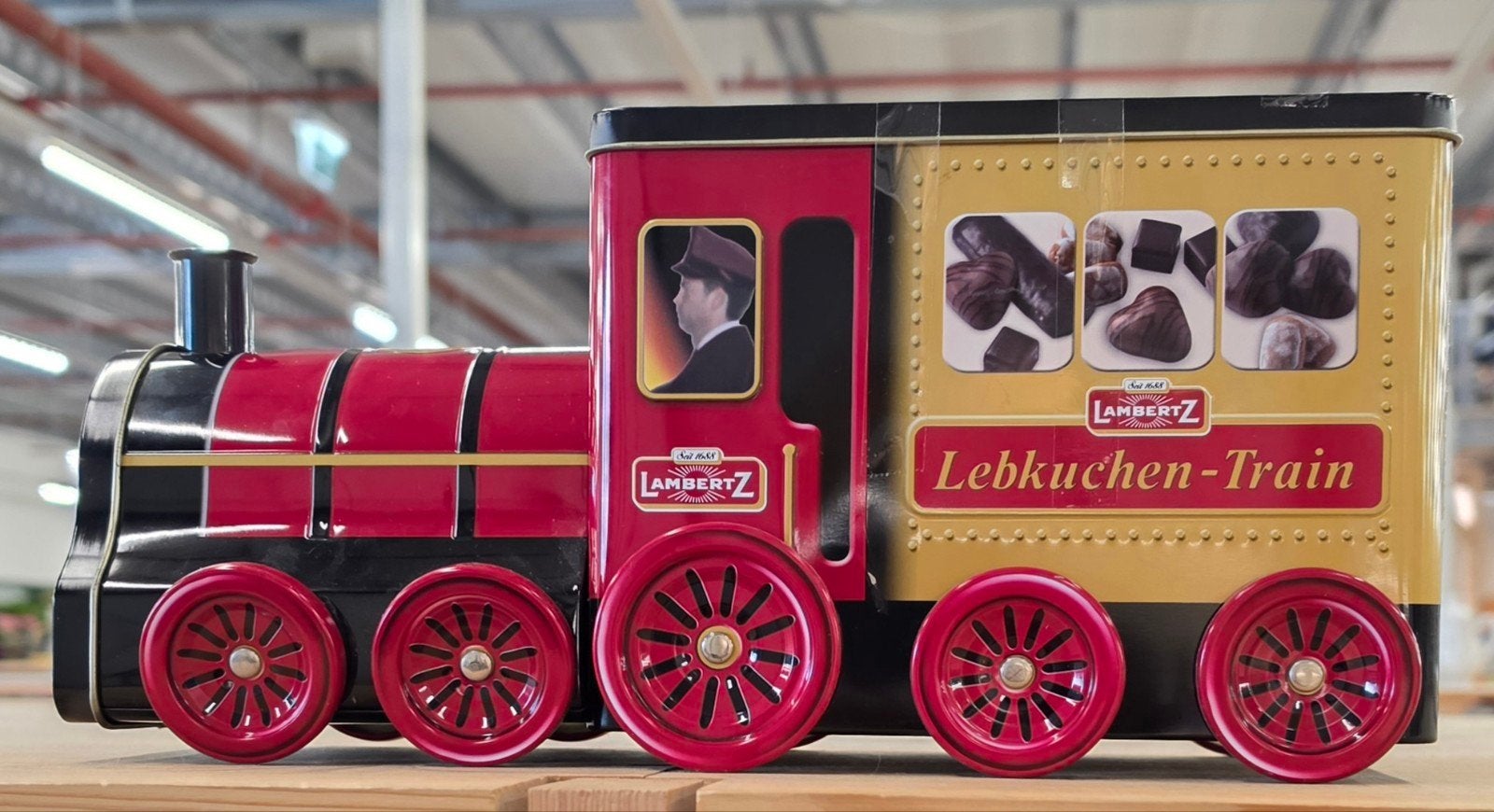 Lambertz Lebkuchen-Train Koekblik - Trein Design, Ophalen of Verzenden