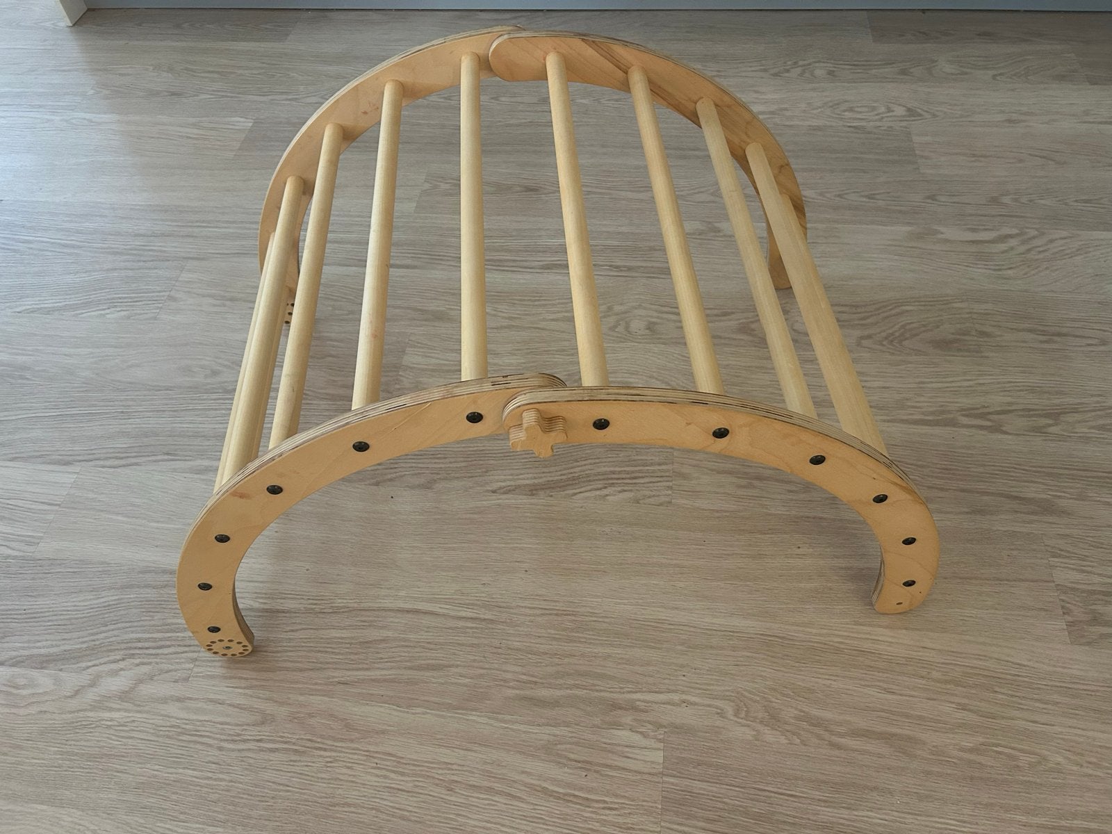 Houten Montessori Klimrek / Schommelboog voor Kinderen, Kinderen en Baby's, Speelgoed | Overig, Zo goed als nieuw, Jongen of Meisje
