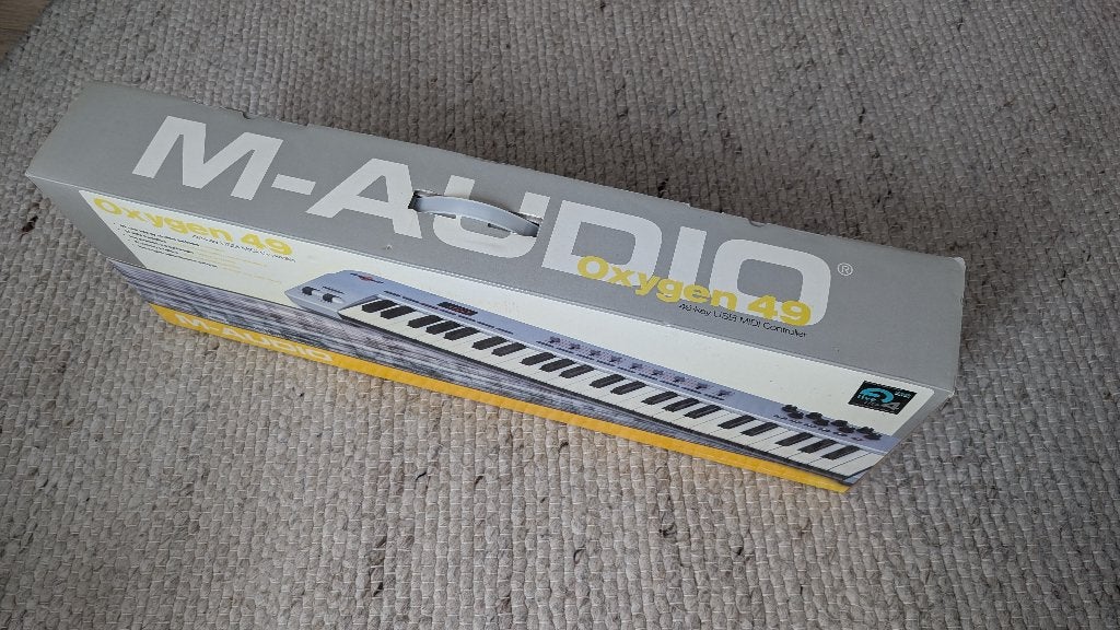 M-Audio Oxygen 49 keys usb midi controller keyboard, Muziek en Instrumenten, Midi-apparatuur, Ophalen of Verzenden, Zo goed als nieuw