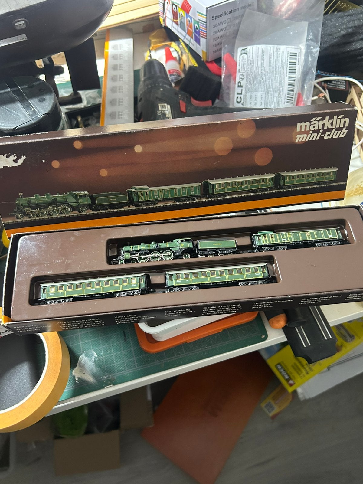 Marklin miniclub digitaal en analoog, Ophalen, Wisselstroom, Locomotief, Zo goed als nieuw