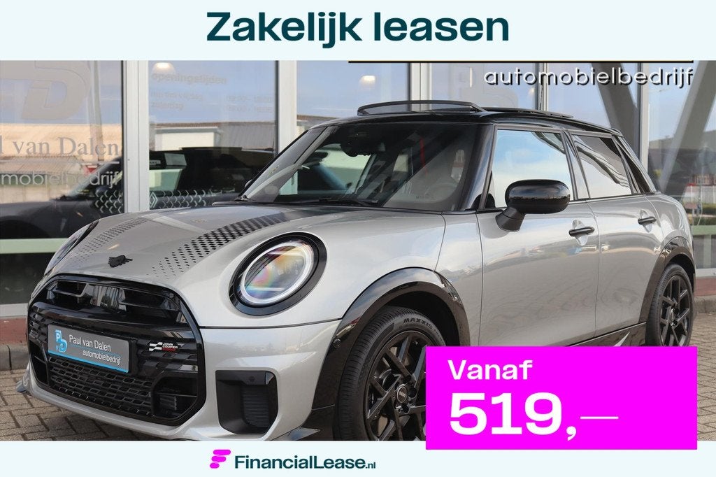 Mini Mini Cooper (f65) 1.5 156PK AUTOMAAT JOHN COOPER WORKS, Automaat, Gebruikt, 156 pk, Leder en Stof