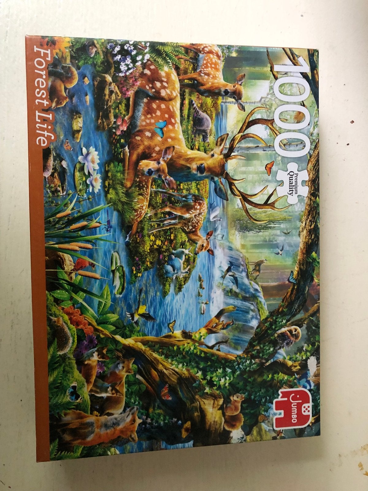 Jumbo Legpuzzel Forest Life 1000 stukjes, Ophalen of Verzenden, 500 t/m 1500 stukjes, Zo goed als nieuw, Legpuzzel