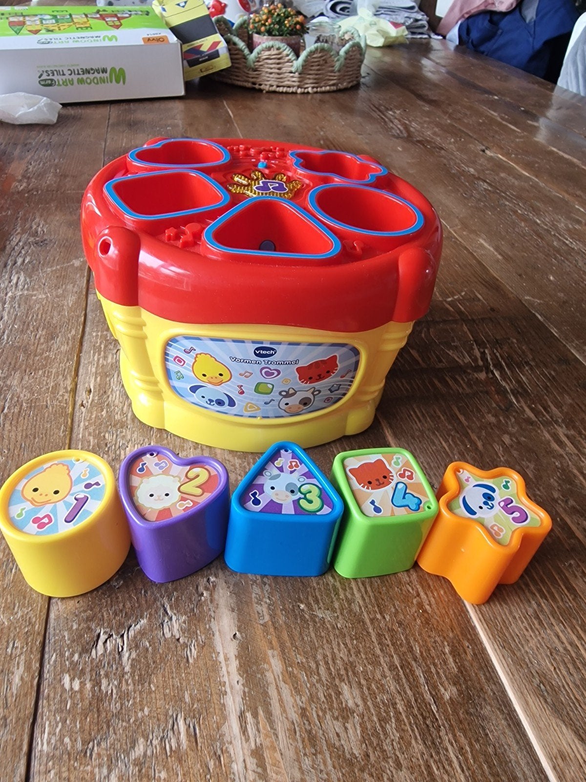 VTech Vormen Trommel - Educatief Speelgoed, Ophalen of Verzenden, Zo goed als nieuw, Overige typen, Met licht