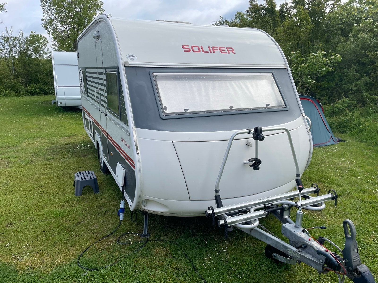 Solifer Artic 480 - mover alde verwarming, Caravans en Kamperen, Schokbreker, Dwarsbed, Particulier, 5 tot 6 meter