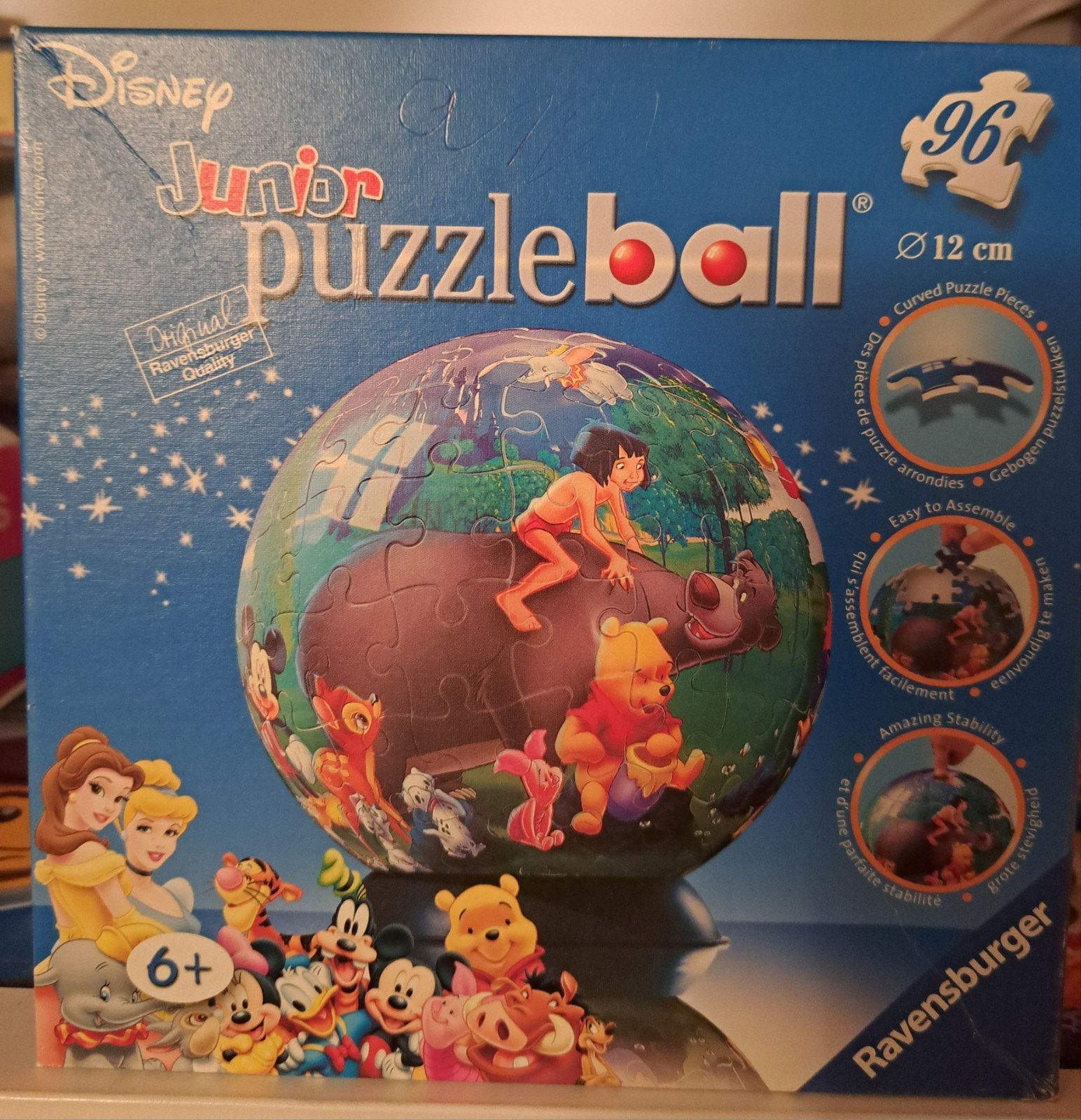 Disney Puzzelball, Ophalen of Verzenden, Meer dan 50 stukjes, Zo goed als nieuw, 6 jaar of ouder