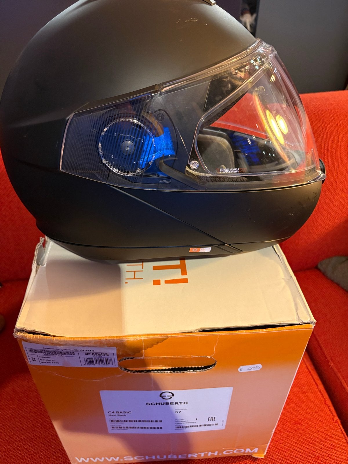 Schuberth C4 Basic Systeemhelm - maat 65., Systeemhelm, Heren, Ophalen of Verzenden, 3XL of groter