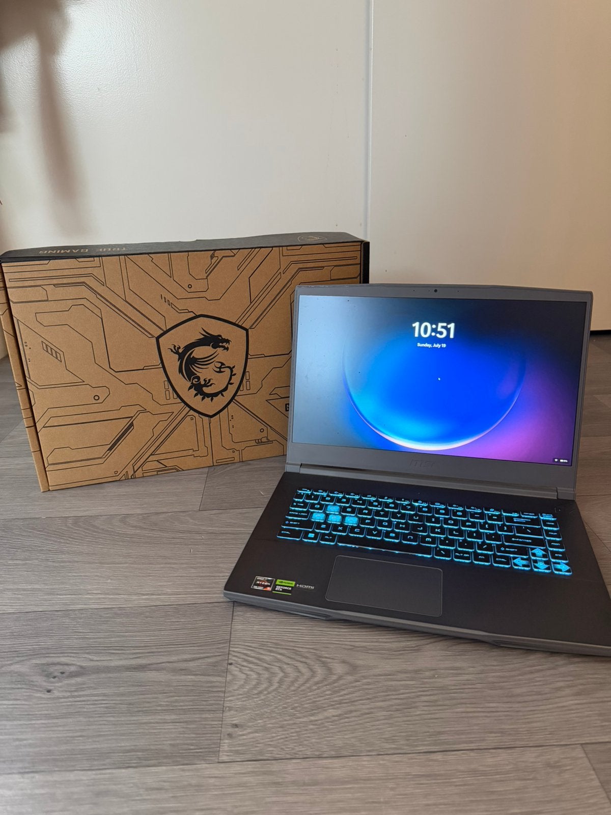 MSI Thin A15B7UC (Nieuwstaat) DDR5 16GB - Rtx 3050 - Ryzen 5, Ophalen of Verzenden, Zo goed als nieuw