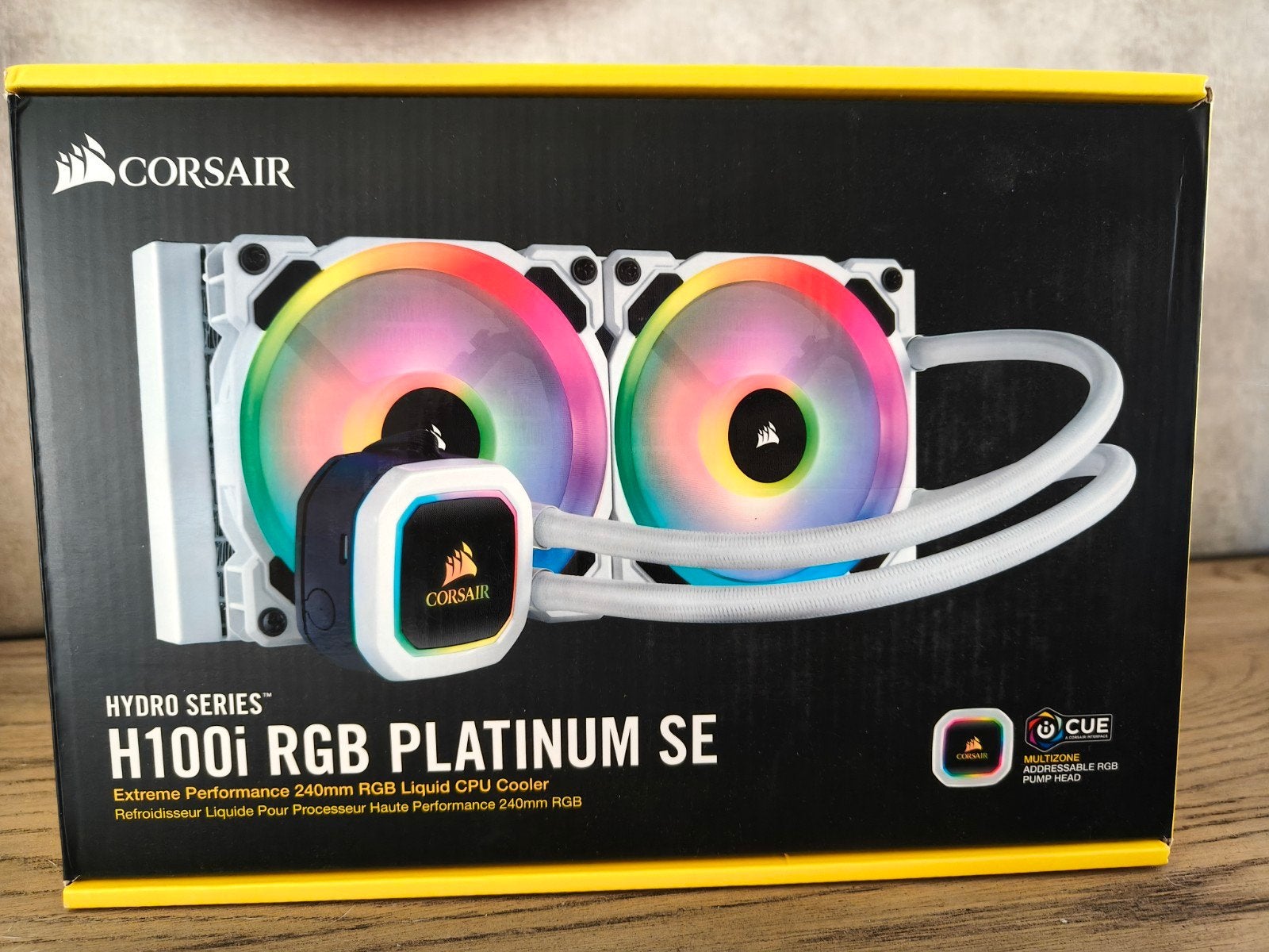 Corsair H100i RGB Platinum SE Waterkoeling, Ophalen of Verzenden, Zo goed als nieuw, Waterkoeling