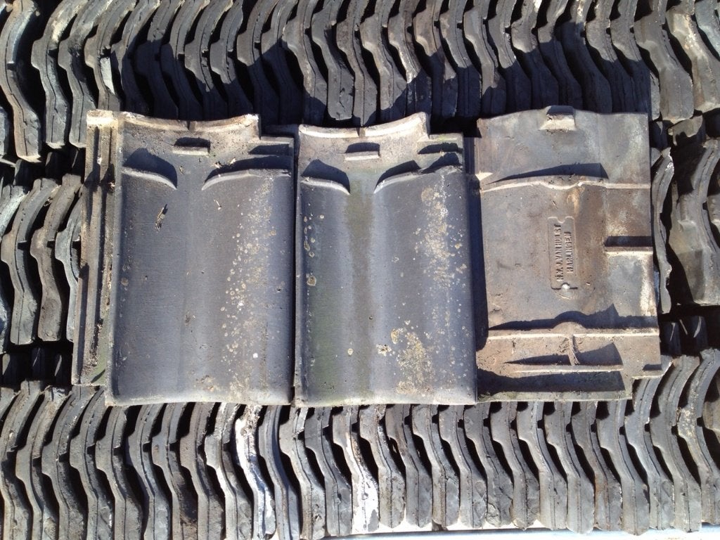 2000 stuks grijs gesmoorde dakpannen van Hulst Harlingen, Ophalen, Overige materialen, Van Hulst, Gebruikt