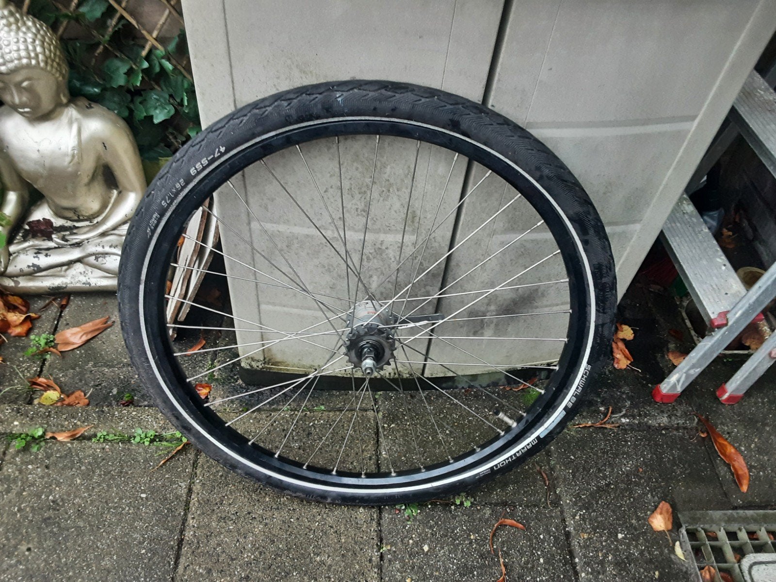 26 x 1,75 inch  nexus achterwiel, 3 speed,terugtraprem, Ophalen of Verzenden, Gebruikt, Shimano Nexus