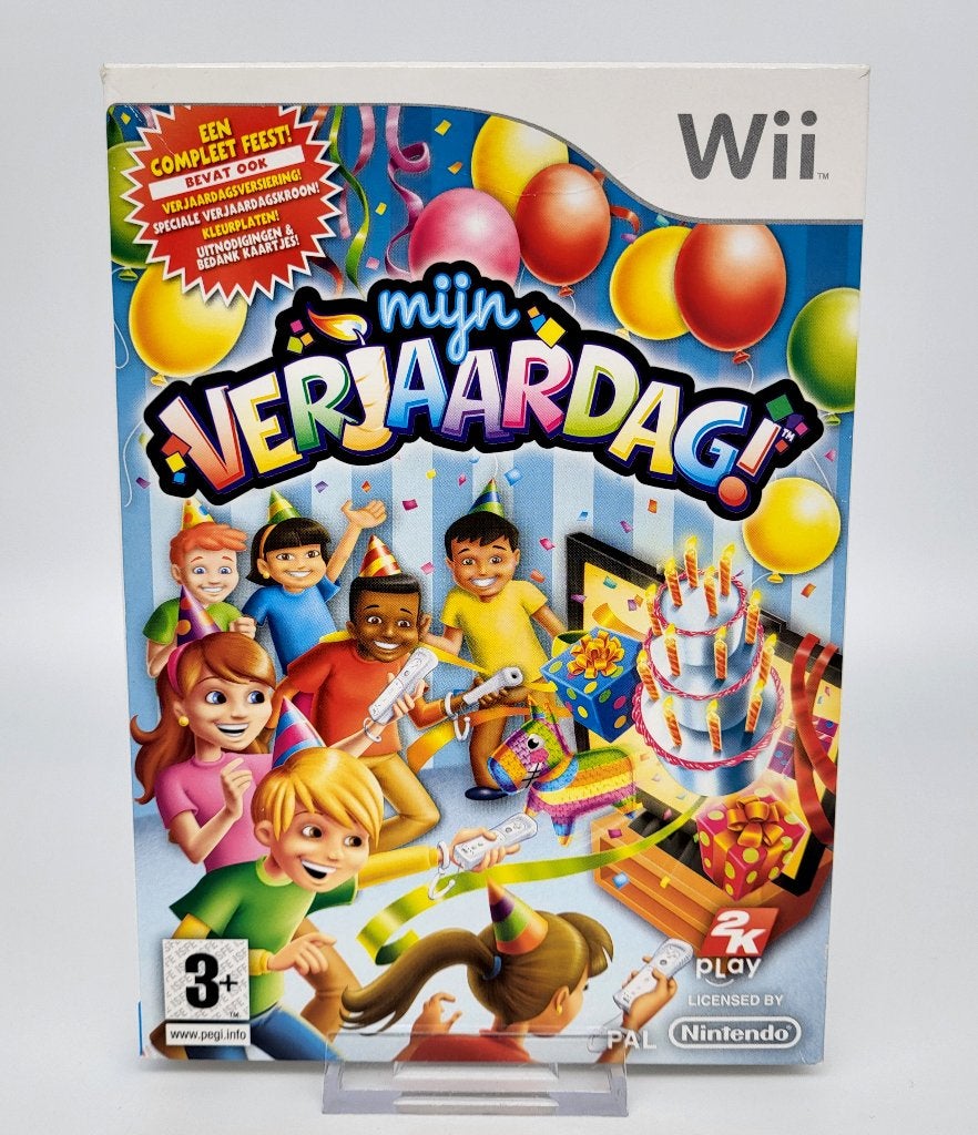 Mijn Verjaardag (It's My Birthday) Nintendo Wii Big Box PAL, Spelcomputers en Games, Gebruikt, Verzenden, Overige genres, Nvt