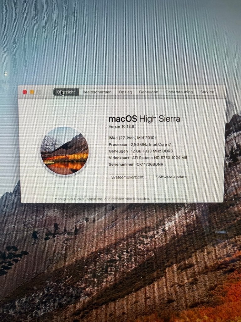 Apple iMac (27-inch, Mid 2010), Ophalen, IMac, Refurbished, 3 tot 4 Ghz