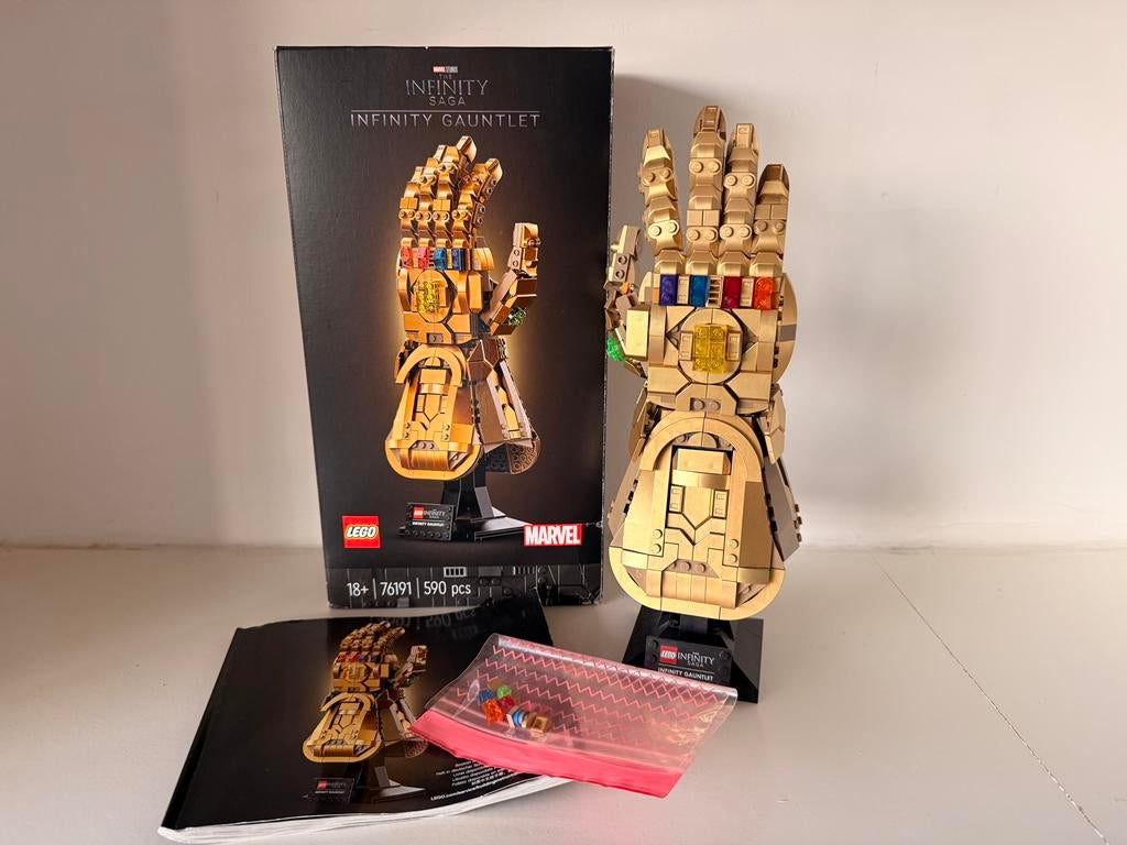 Lego 76191 Infinity Gauntlet z.g.a.n. mirror build, Marvel, Lego, Compleet, Ophalen of Verzenden