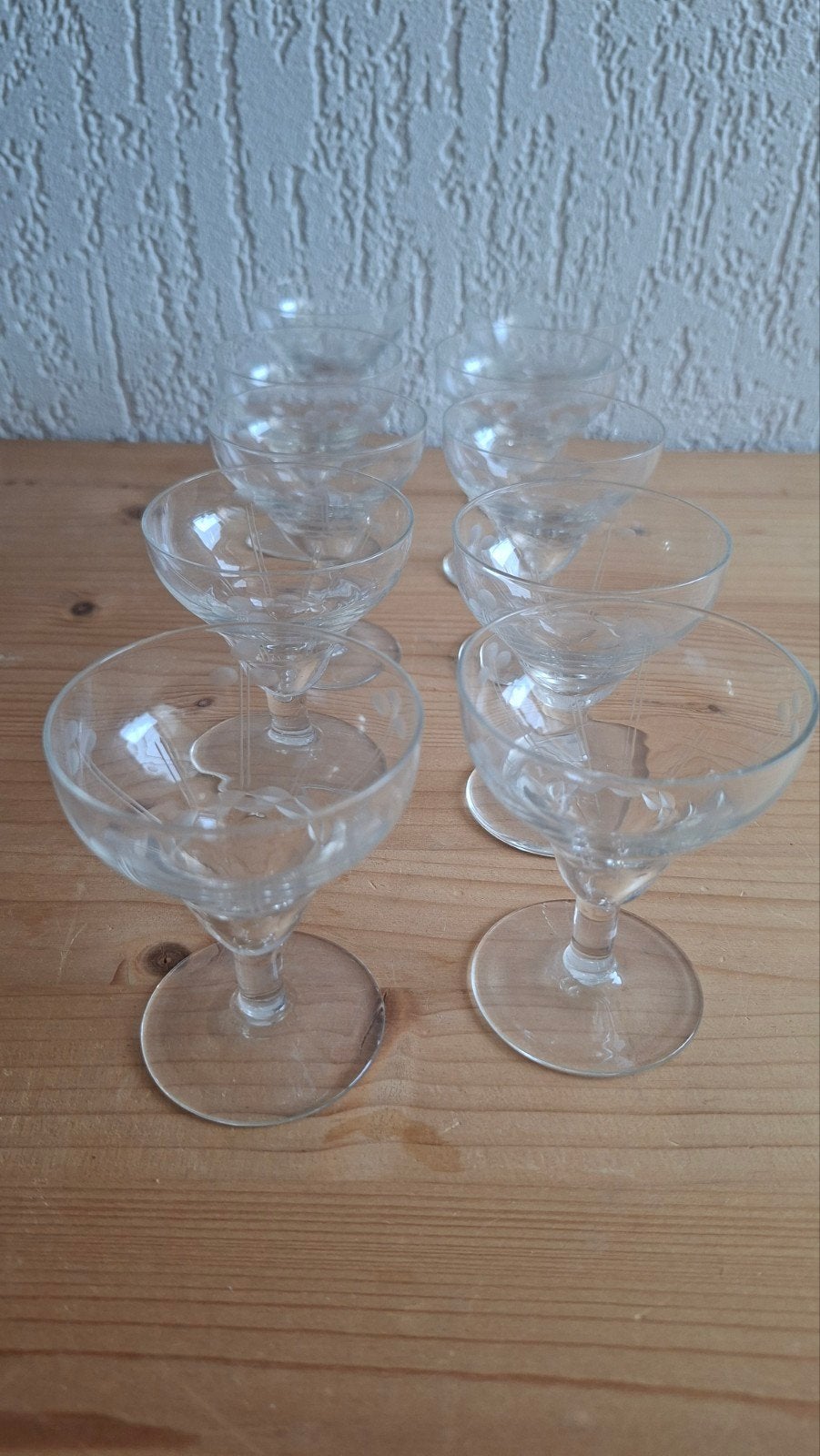 art deco antieke/ vintage champagne glaasjes, Verzamelen, Glas en Borrelglaasjes, Ophalen, Zo goed als nieuw, Overige typen
