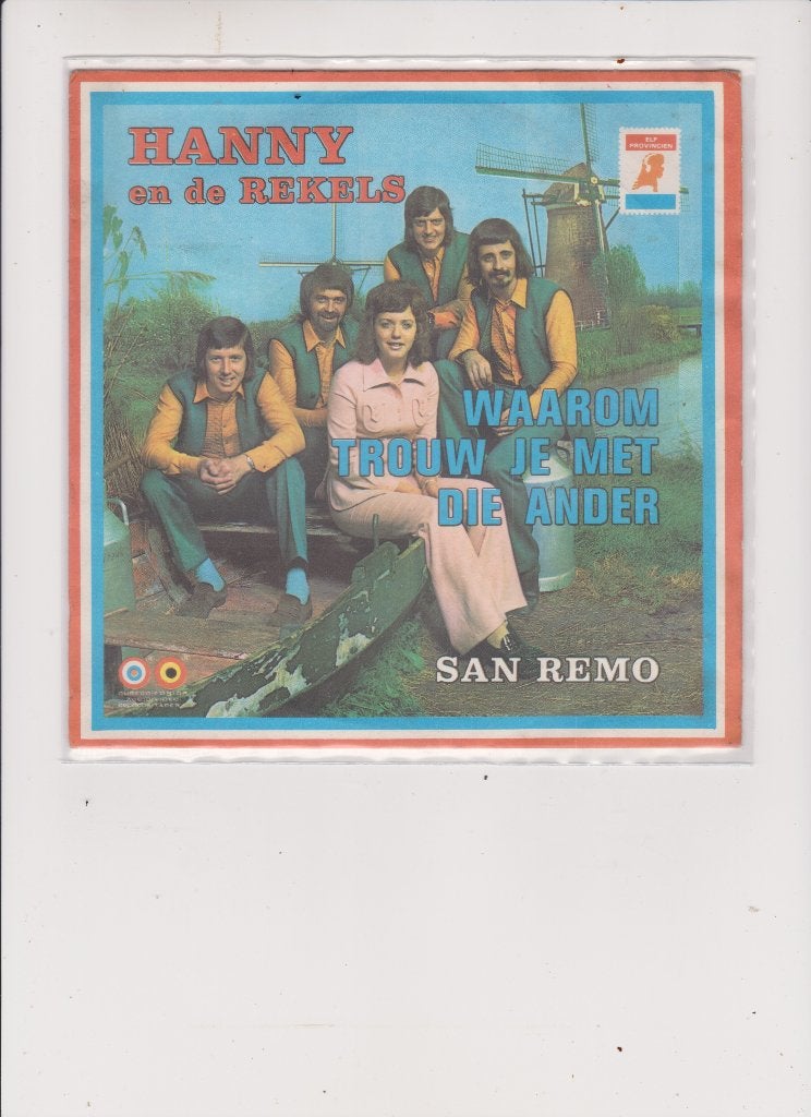 hanny en de rekels, Ophalen of Verzenden, Gebruikt, 7 inch, Levenslied of Smartlap