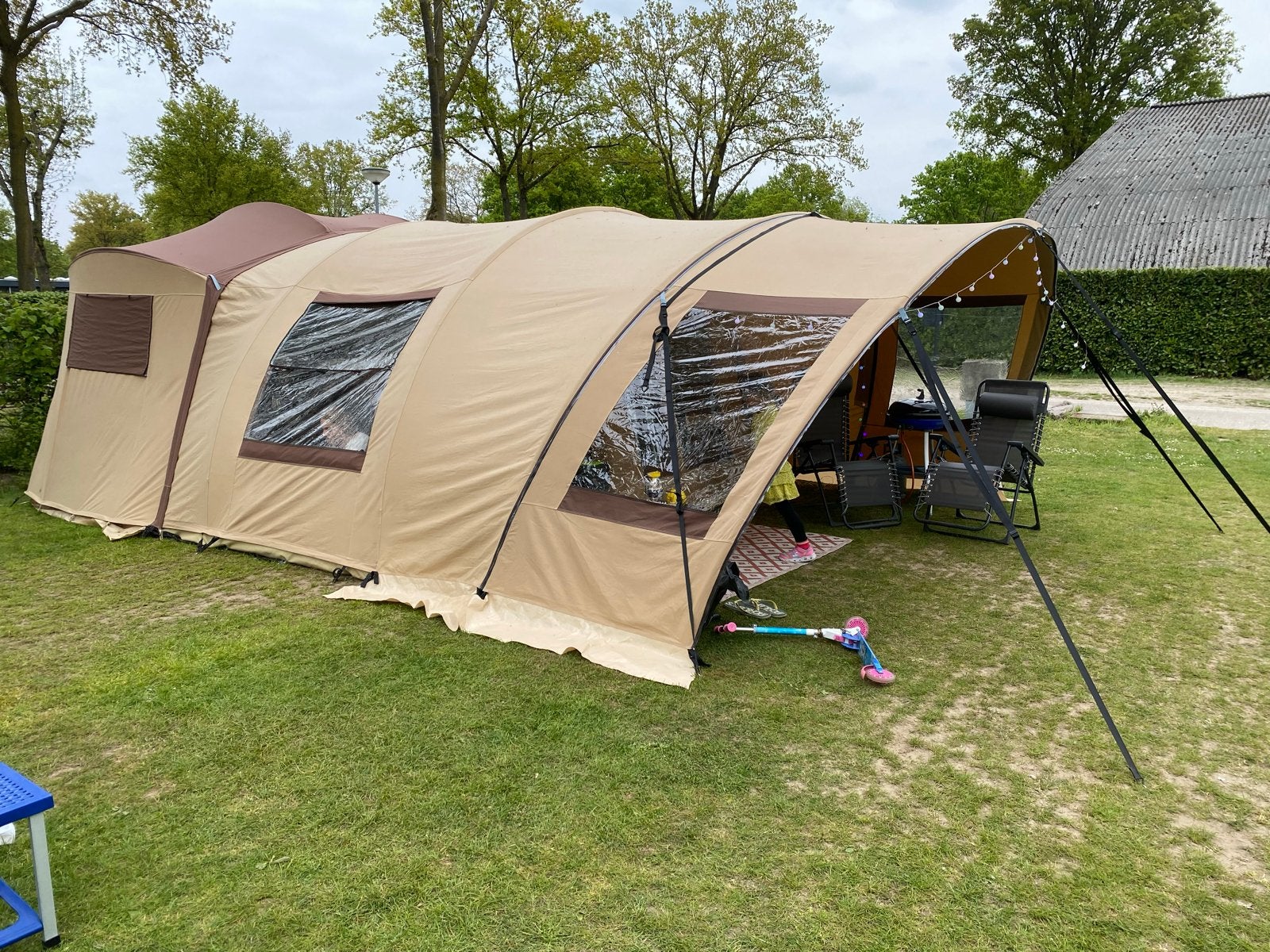 Europa Camper Sunliner (luxe uitvoering), Caravans en Kamperen, Tenten, Ophalen, Gebruikt, Tot en met 4