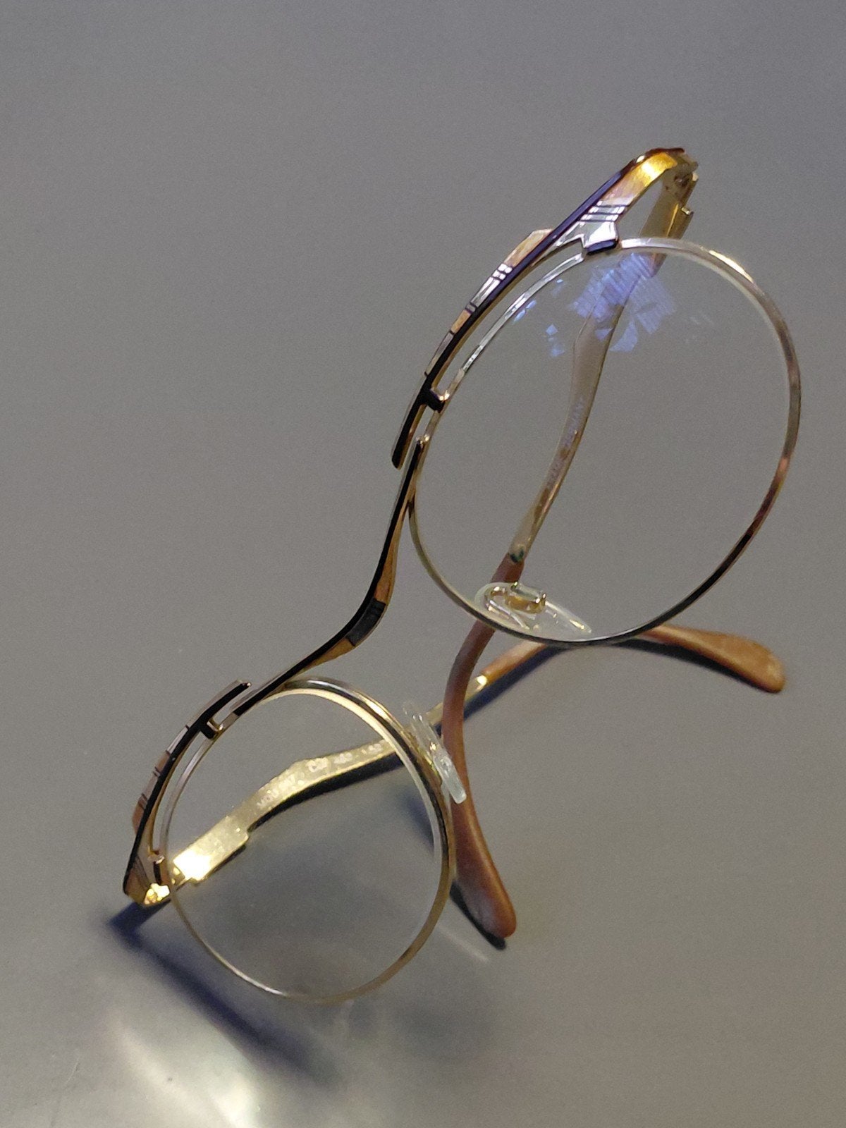 Vintage Cazal Bril MOD 267 Col. 482 - Gouden Montuur, Overige merken, Gebruikt, Bruin, Ophalen of Verzenden