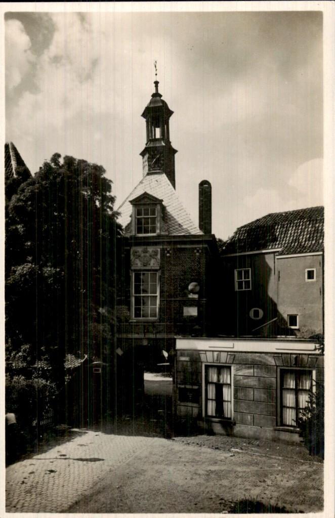 Tiel - Waterpoort - Voorgevel en toren, Ophalen of Verzenden, 1940 tot 1960, Ongelopen, Gelderland