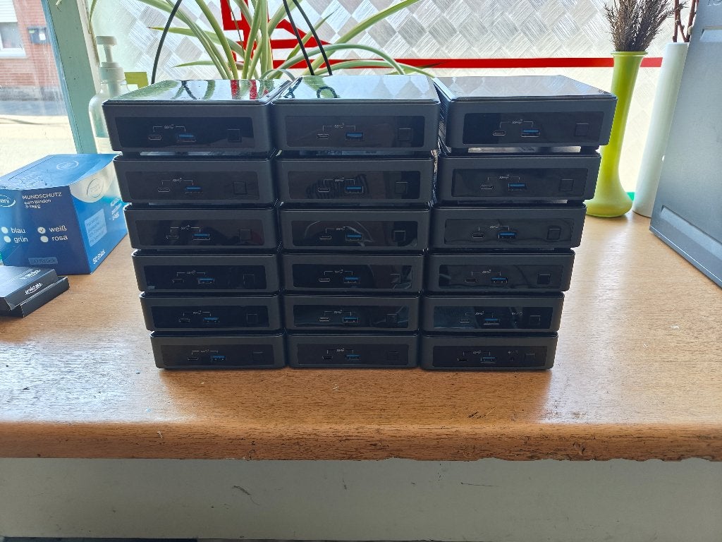 Lot Intel NUC/Gigabyte BRiX Mini PC(Met 8GB RAM, Zonder SSD), 8 GB, Ophalen of Verzenden, SSD, Intel Core i5