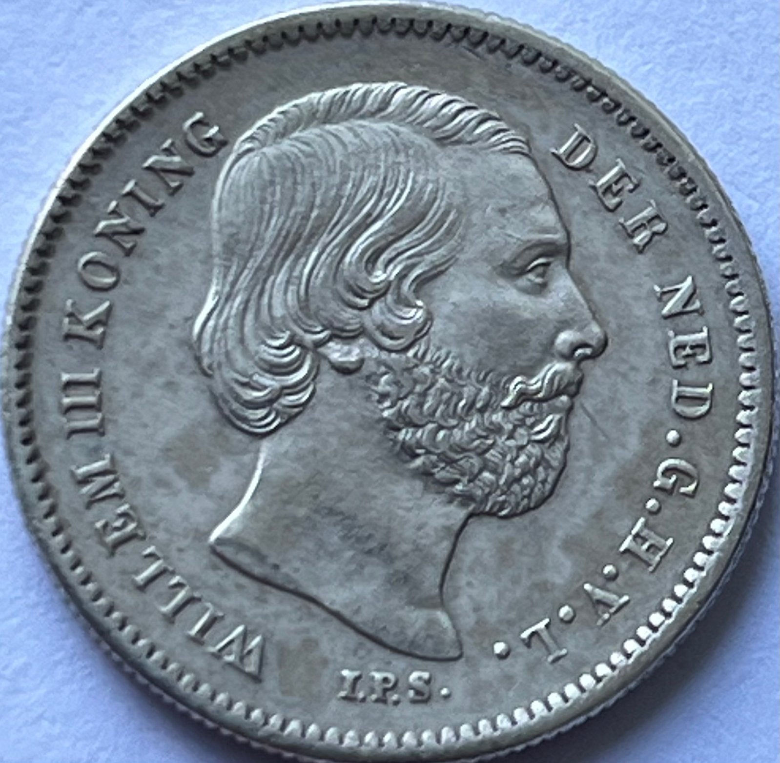Zeldzaam kwartje 1890 zonder punt heel mooi exemplaar, ½ gulden, Koning Willem III, Zilver, Ophalen of Verzenden