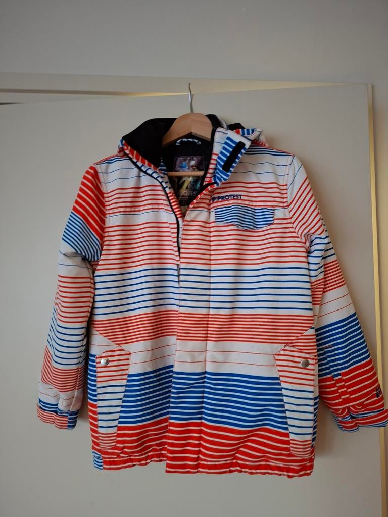 Protest Ski Jas Maat 152, Ophalen of Verzenden, Zo goed als nieuw, Protest, Jongen of Meisje