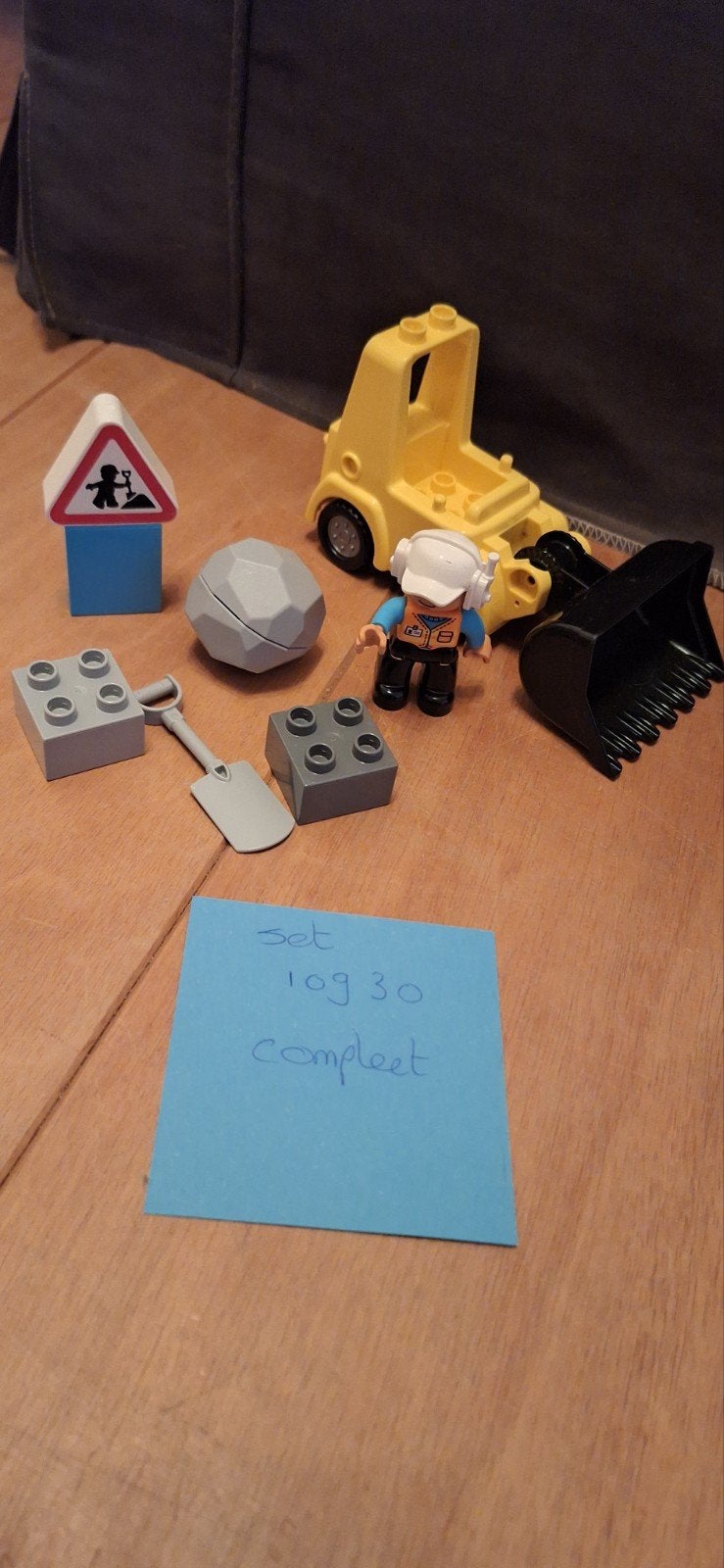 LEGO Duplo Graafmachine Set 10930 Compleet, Ophalen of Verzenden, Zo goed als nieuw, Compleet, Duplo