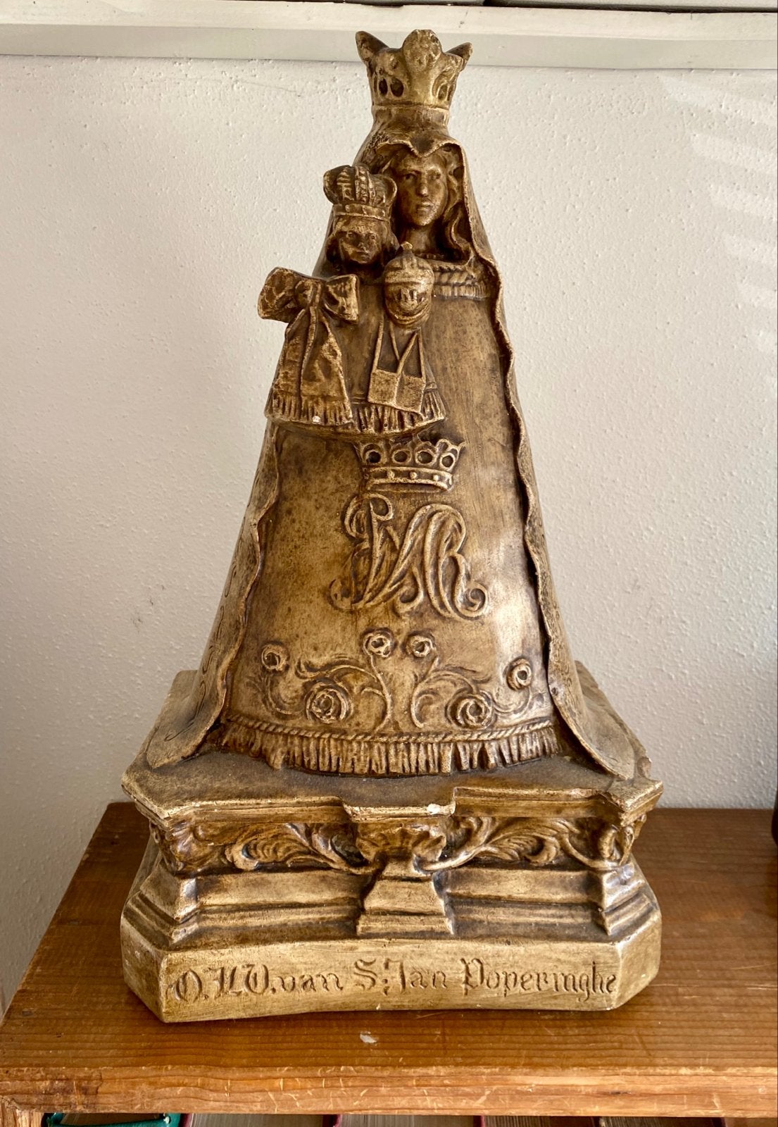 O.L.V. van S. Jan Poperinghe Beeld - Antiek Religieus, Ophalen
